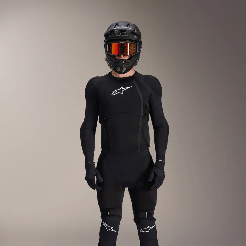 Chaleco de Protección ALPINESTARS A-IMPACT PLASMA Manga Larga Negro/Blanco