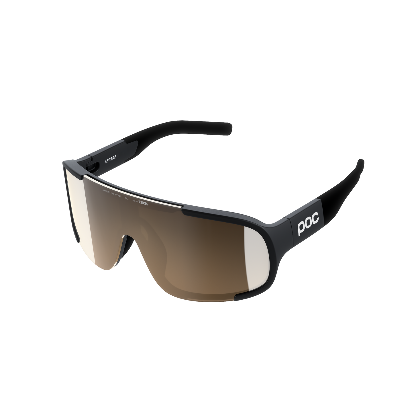 Gafas POC ASPIRE Negro/Clarity Trail/Partly Sunny Plata