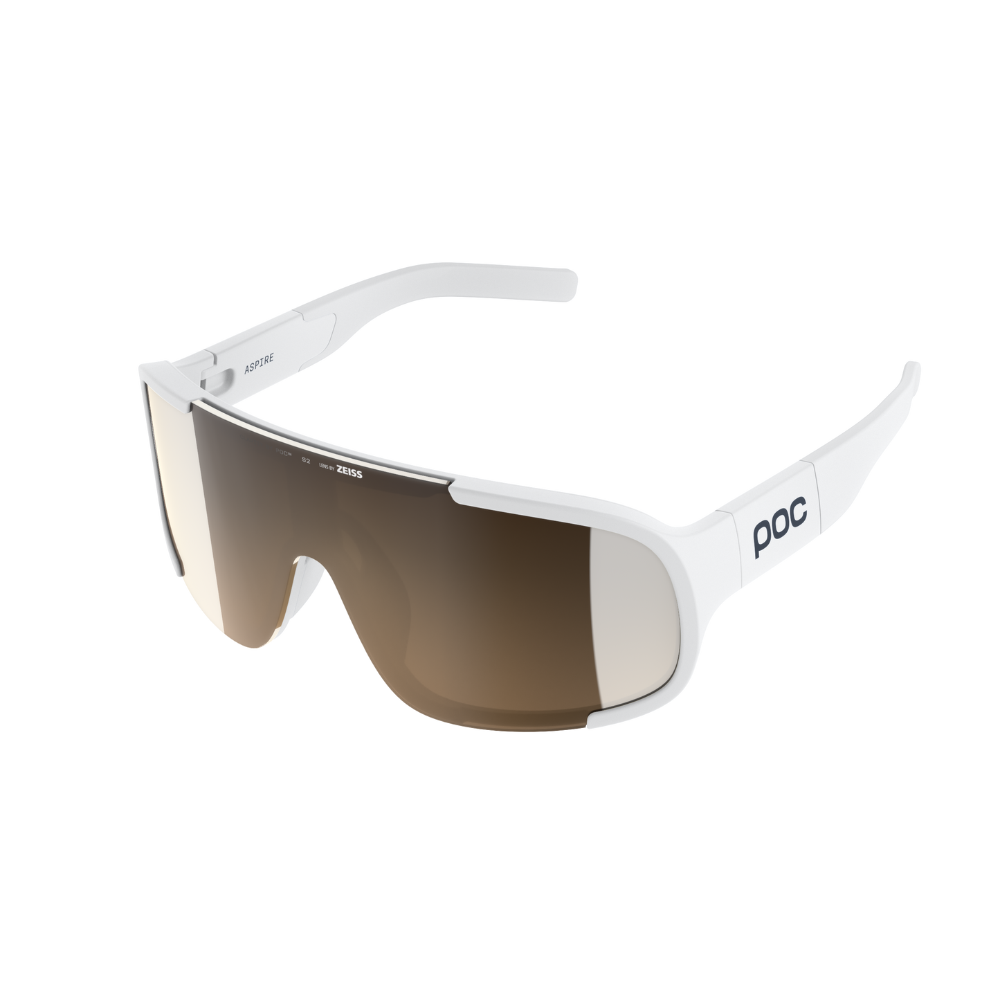 Gafas POC ASPIRE MID Blanco/Clarity Trail/Partly Sunny Silver