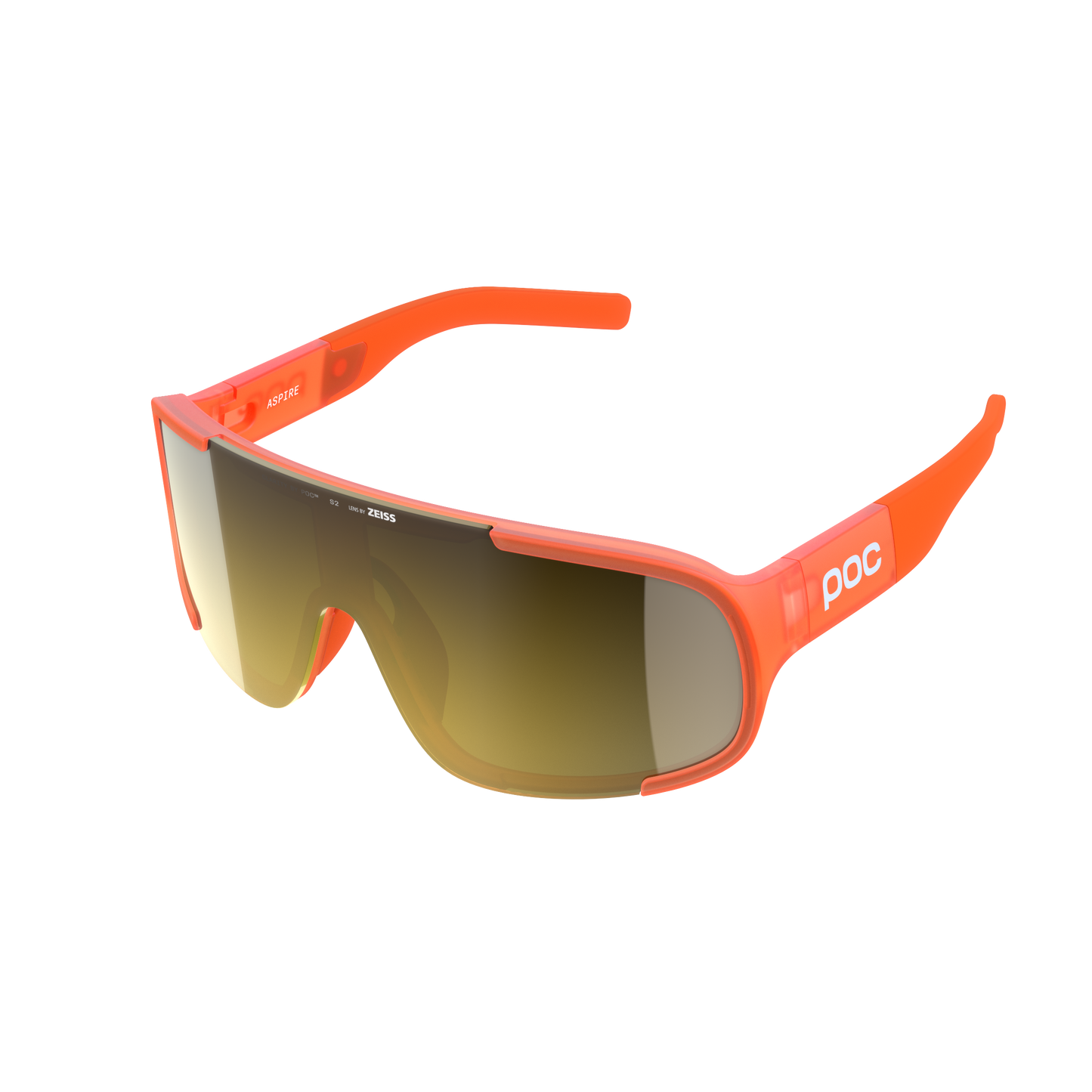 Gafas POC ASPIRE WF Naranja fluorescente translúcido/Clarity Road/Partly Sunny Gold