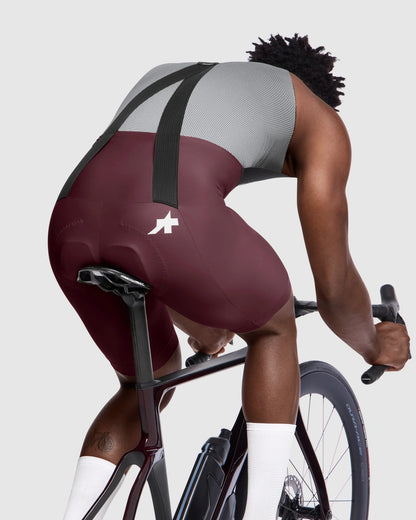 Culote Corto con Tirantes ASSOS MILLE GT S11 Burgundy Red