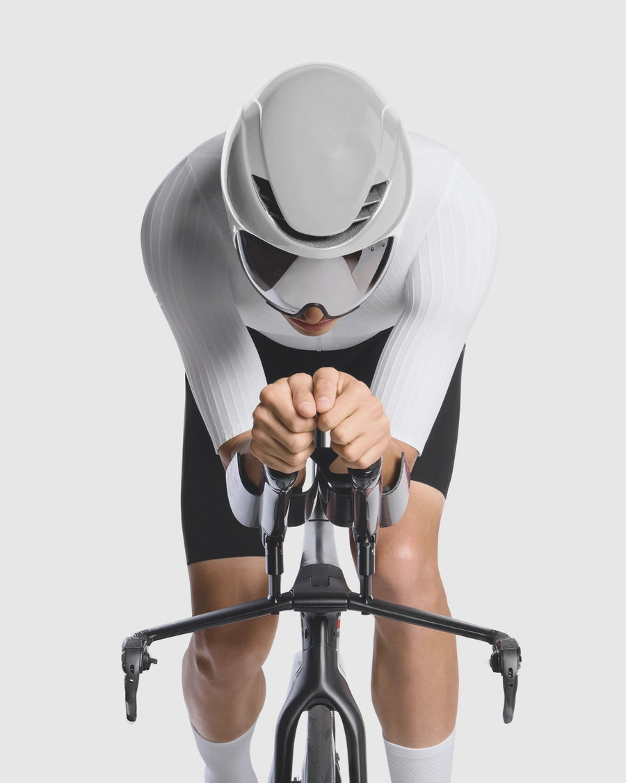 Traje ASSOS EQUIPE RS RAPIDFIRE S11 Blanco/Negro