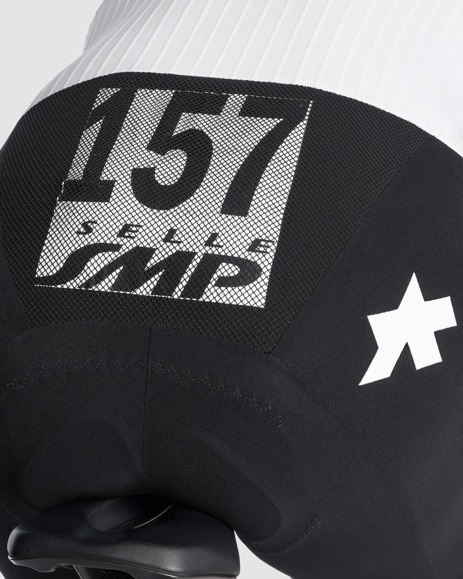 Traje ASSOS EQUIPE RS RAPIDFIRE S11 Blanco/Negro