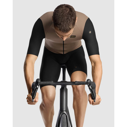 Maillot ASSOS EQUIPE RS S11 Mangas Cortas Negro/Beige