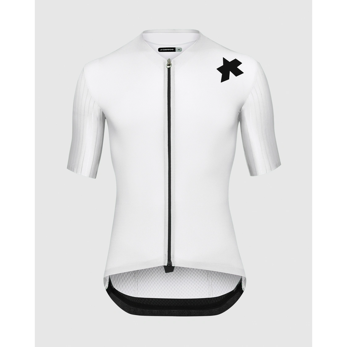 Maillot ASSOS EQUIPE RS S11 Manga Corta Blanco