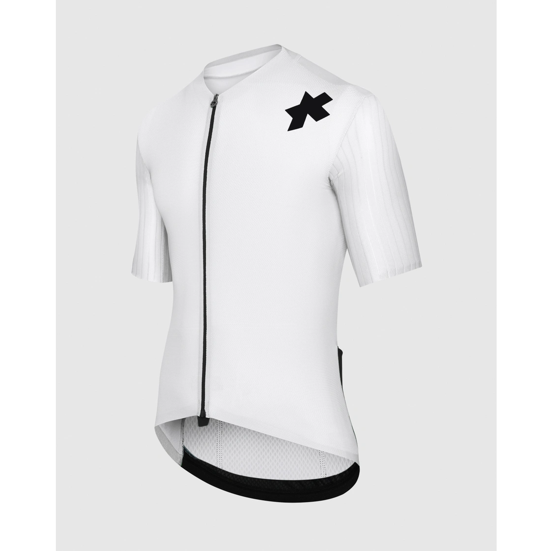 Maillot ASSOS EQUIPE RS S11 Manga Corta Blanco