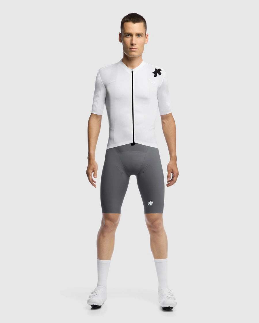 Maillot ASSOS EQUIPE RS S11 Manga Corta Blanco