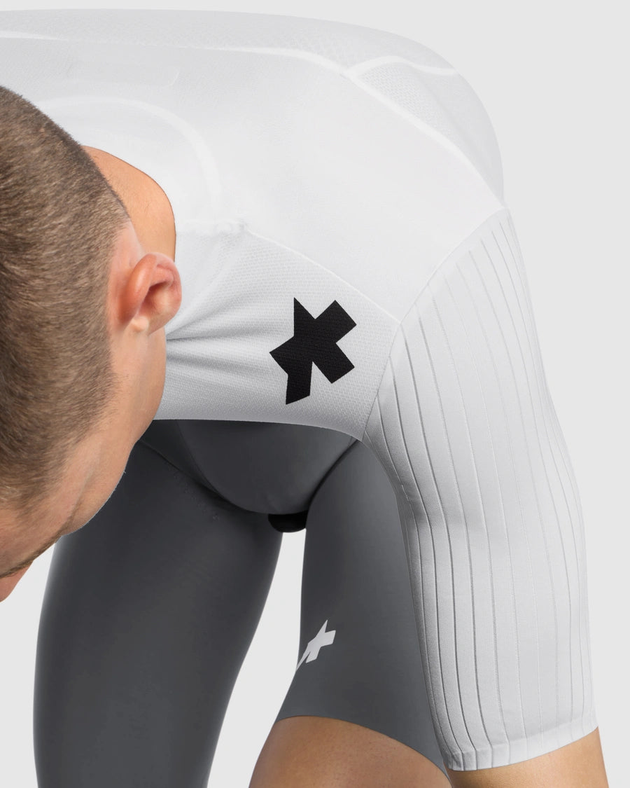 Maillot ASSOS EQUIPE RS S11 Manga Corta Blanco