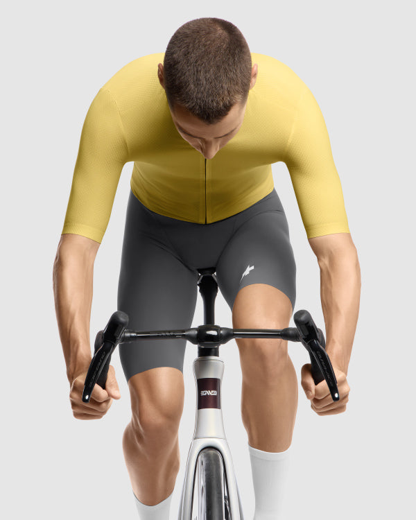 Maillot ASSOS EQUIPE R S11 Manga Corta Amarillo
