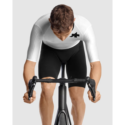 Maillot ASSOS EQUIPE RSR S11 Manga Corta Blanco