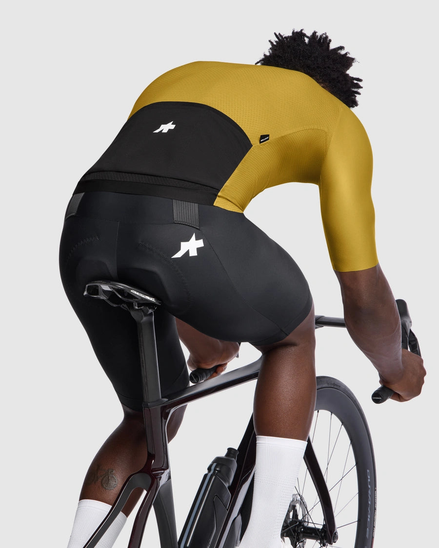 Maillot ASSOS MILLE GT S11 EVO Manga Corta Amarillo Dorado