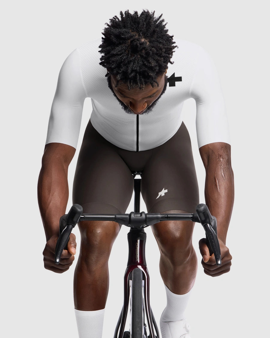 Maillot ASSOS MILLE GT S11 EVO Manga Corta Blanco