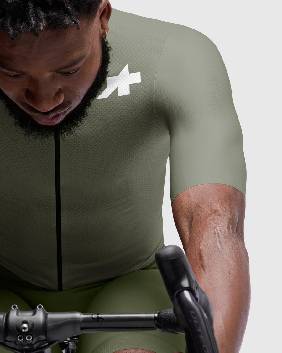 Maillot ASSOS MILLE GT S11 EVO Manga Corta Edge Verde