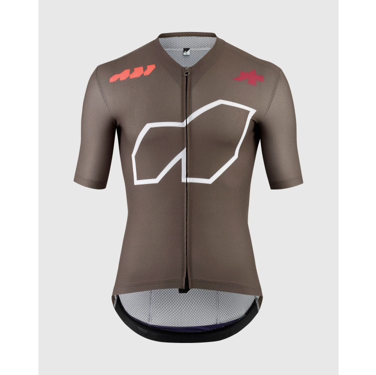Maillot ASSOS EQUIPE R S11 We are the A Manga Corta Marrón