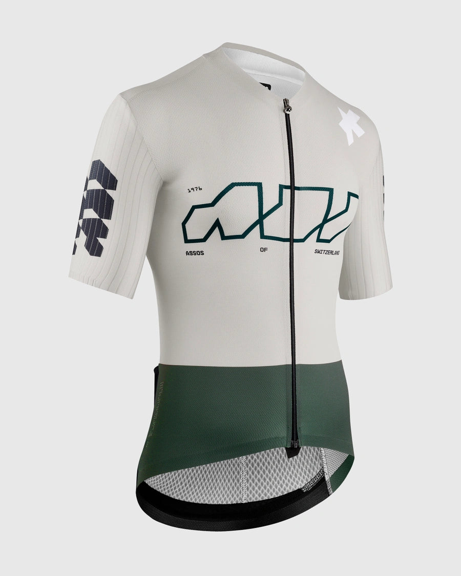 Maillot de manga corta ASSOS EQUIPE RS S11 Something to say Blanco