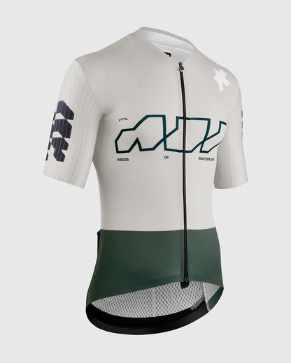 Maillot ASSOS EQUIPE RS S11 Something to Say Mangas Cortas Blanco