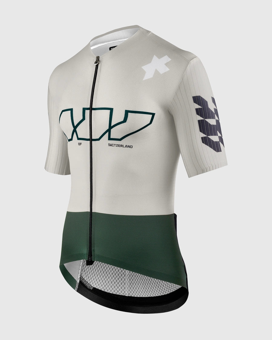 Maillot de manga corta ASSOS EQUIPE RS S11 Something to say Blanco