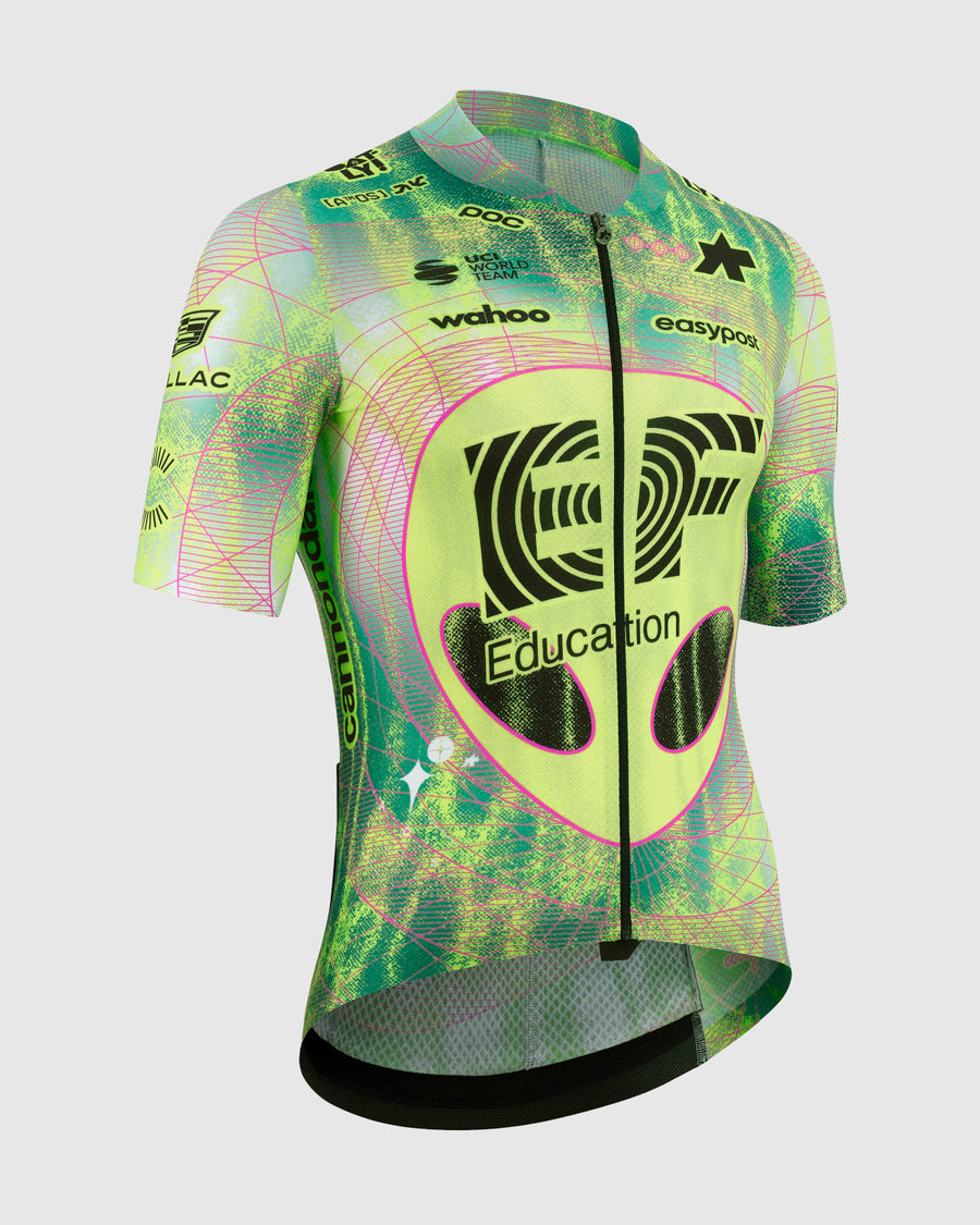 Maillot ASSOS MILLE GT EDUCATION FIRST GIRO Manga corta Negro/Amarillo
