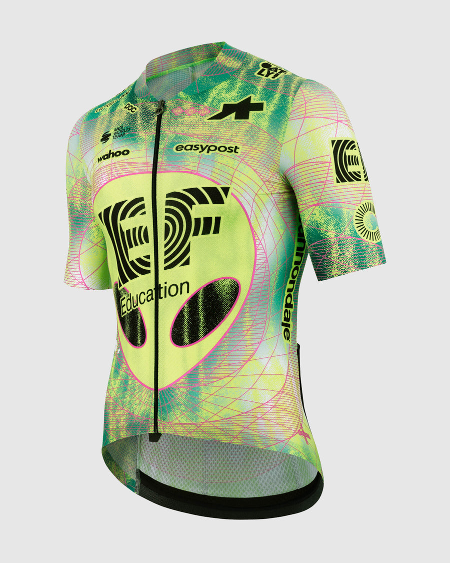 Maillot ASSOS MILLE GT EDUCATION FIRST GIRO Manga corta Negro/Amarillo
