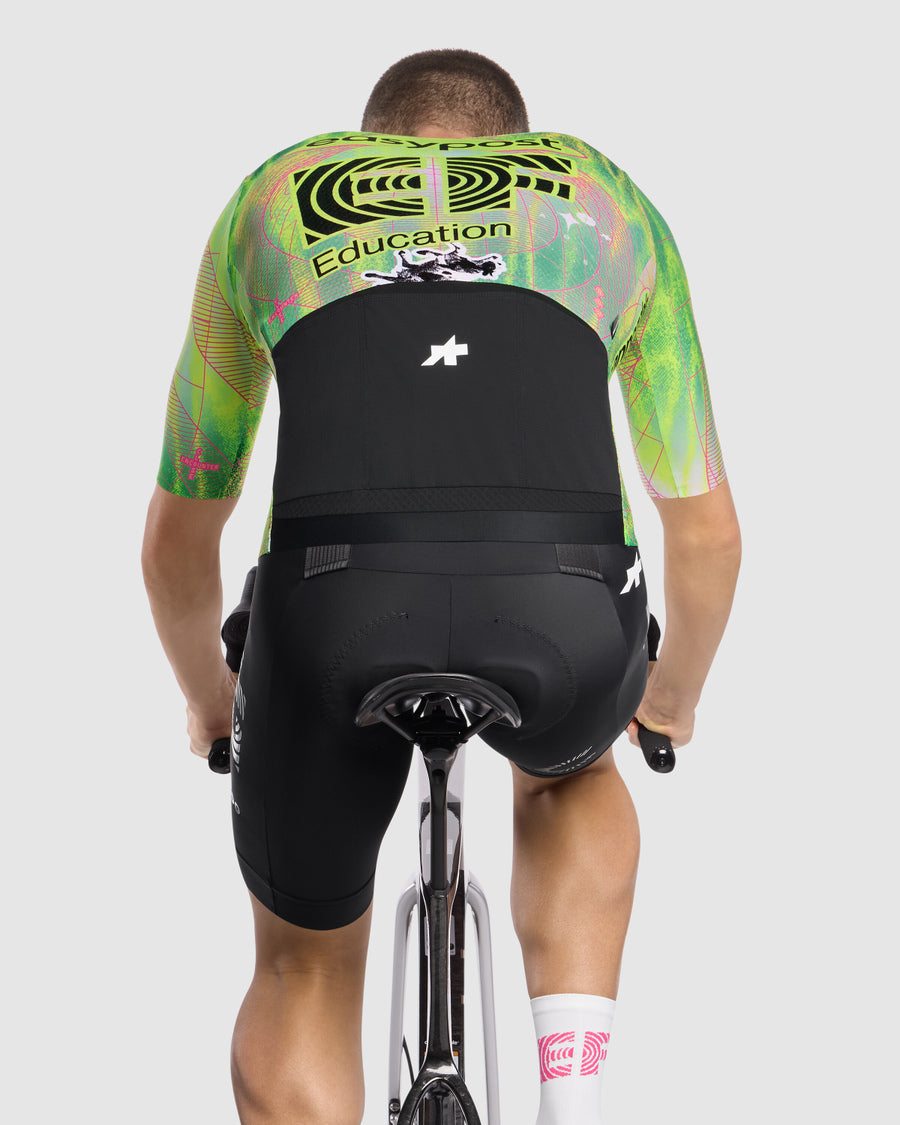 Maillot ASSOS MILLE GT EDUCATION FIRST GIRO Manga corta Negro/Amarillo