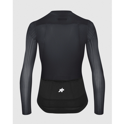 Maillot ASSOS EQUIPE RS S11 Mangas Largas Negro/Gris
