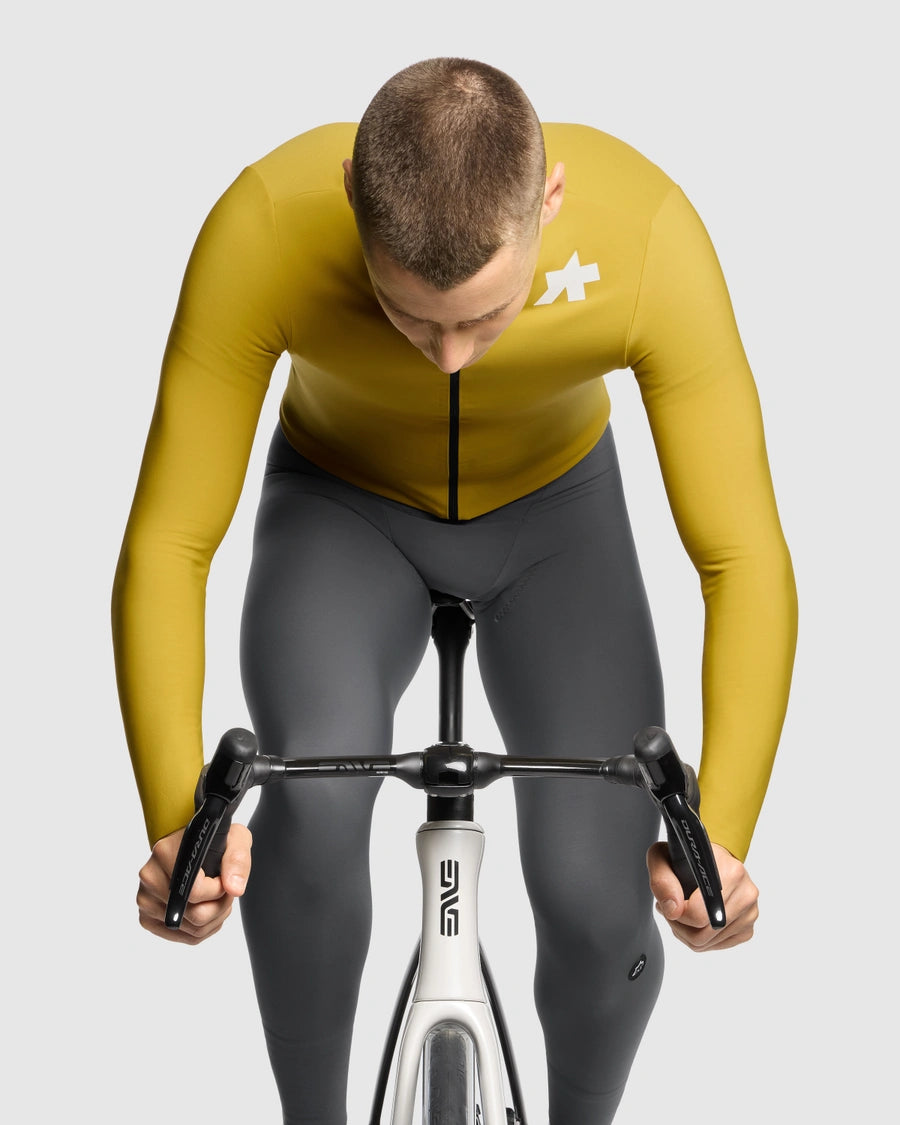 Maillot ASSOS MILLE GT SPRING FALL S11 Mangas Largas Amarillo