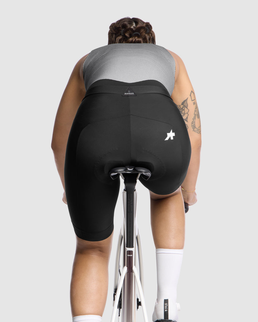 ASSOS UMA GT HALF S11 Botas largas al muslo para mujer Negro