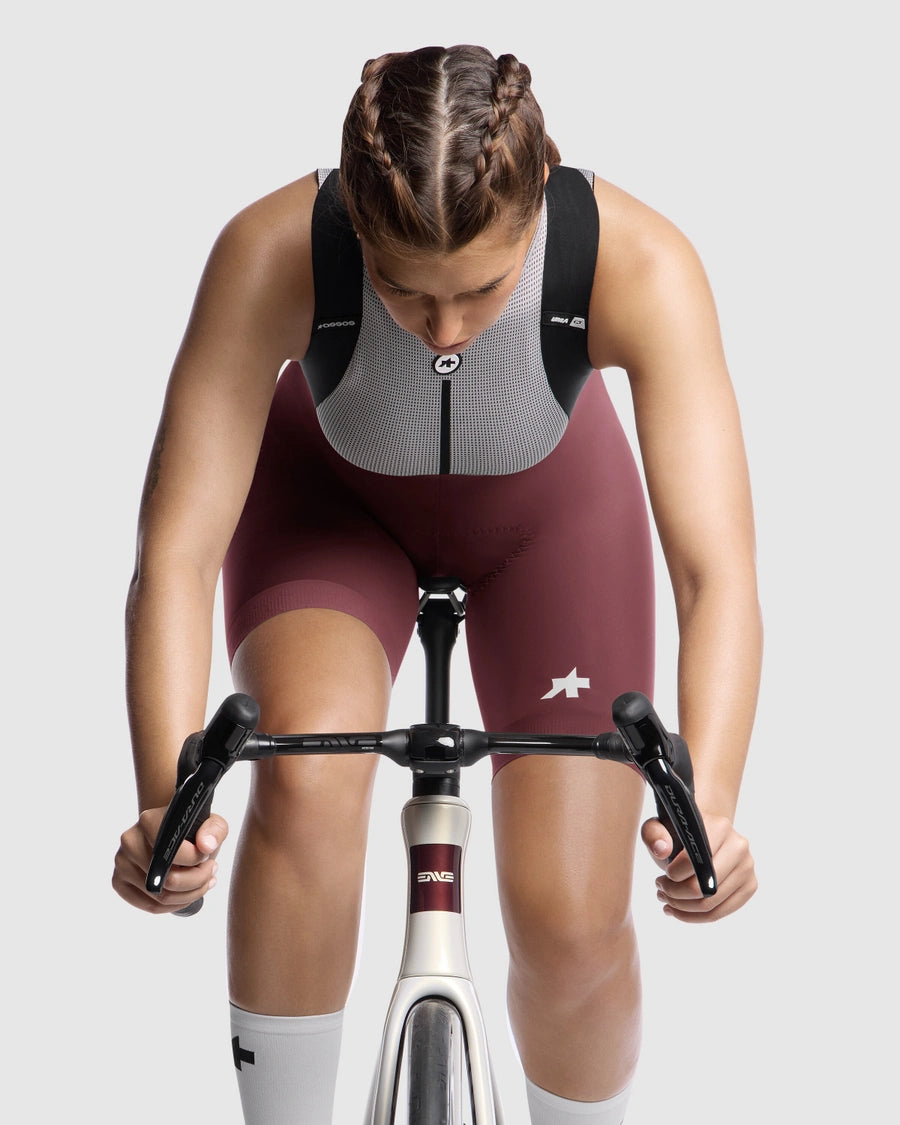 Culotte largo ASSOS UMA GT S11 Mujer Rojo Borgoña