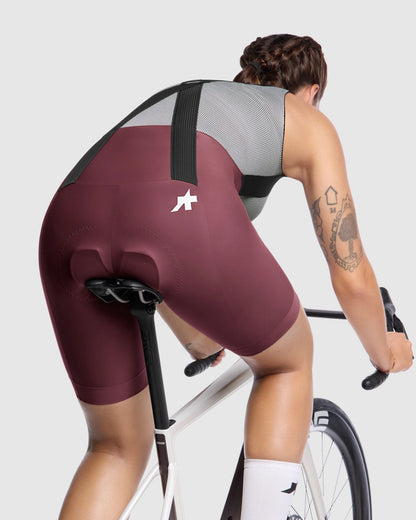 Culote Corto con Tirantes ASSOS UMA GT S11 Mujer Burgundy Red