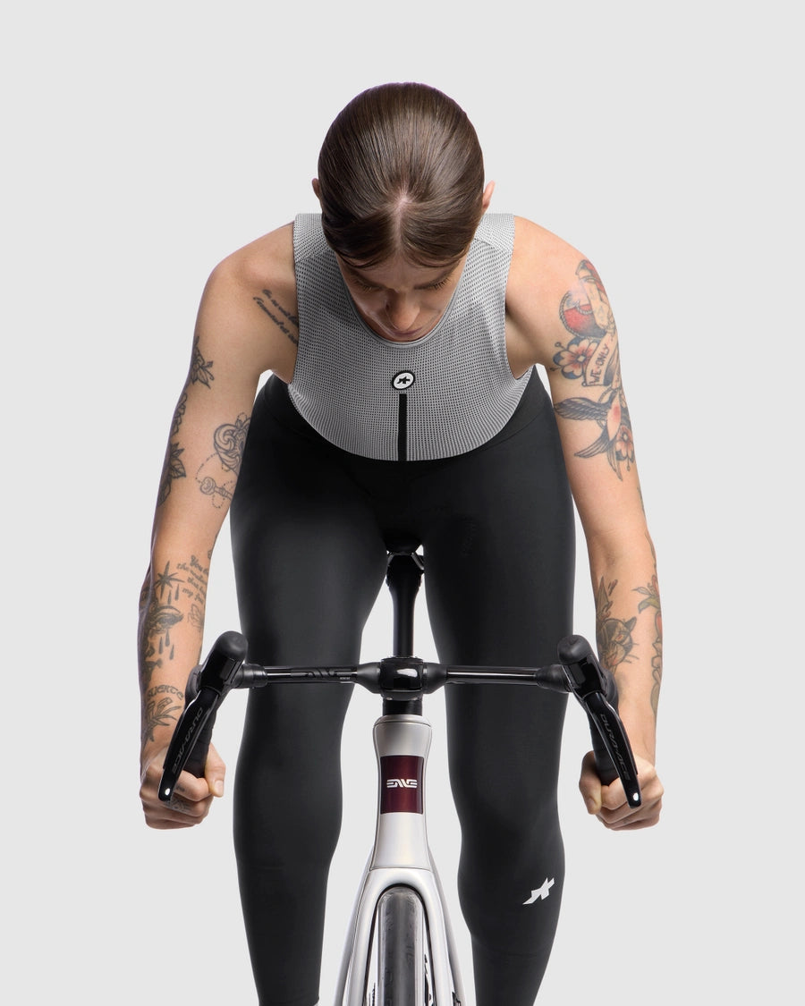 ASSOS UMA GT HALF S11 Botas largas al muslo para mujer Negro