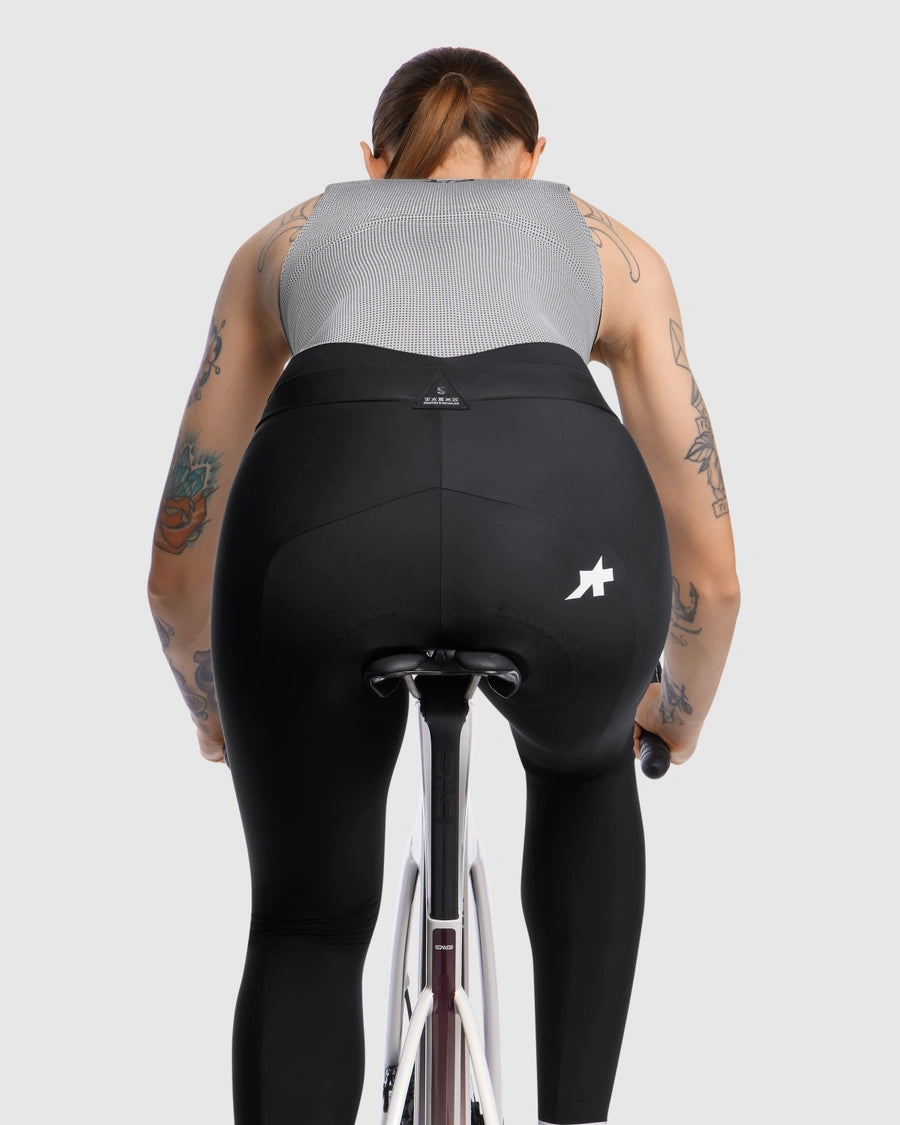 ASSOS UMA GT HALF S11 Botas largas al muslo para mujer Negro