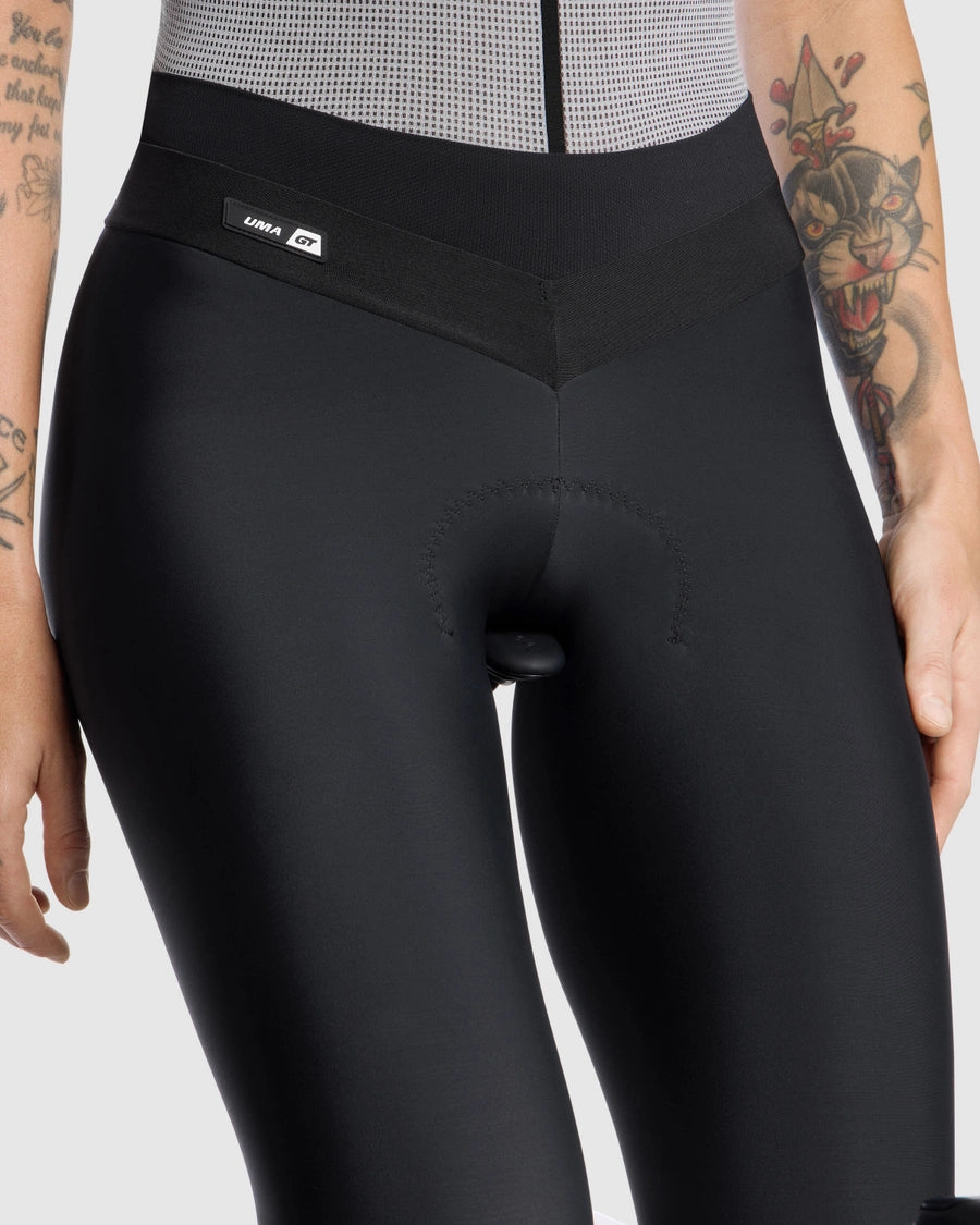 ASSOS UMA GT HALF S11 Botas largas al muslo para mujer Negro