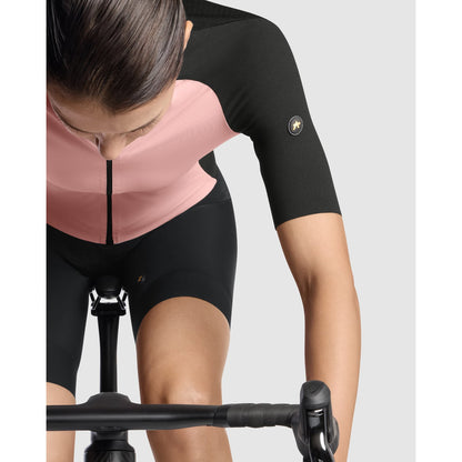 Maillot ASSOS UMA GTV C2 Mangas Cortas Mujer Rosa