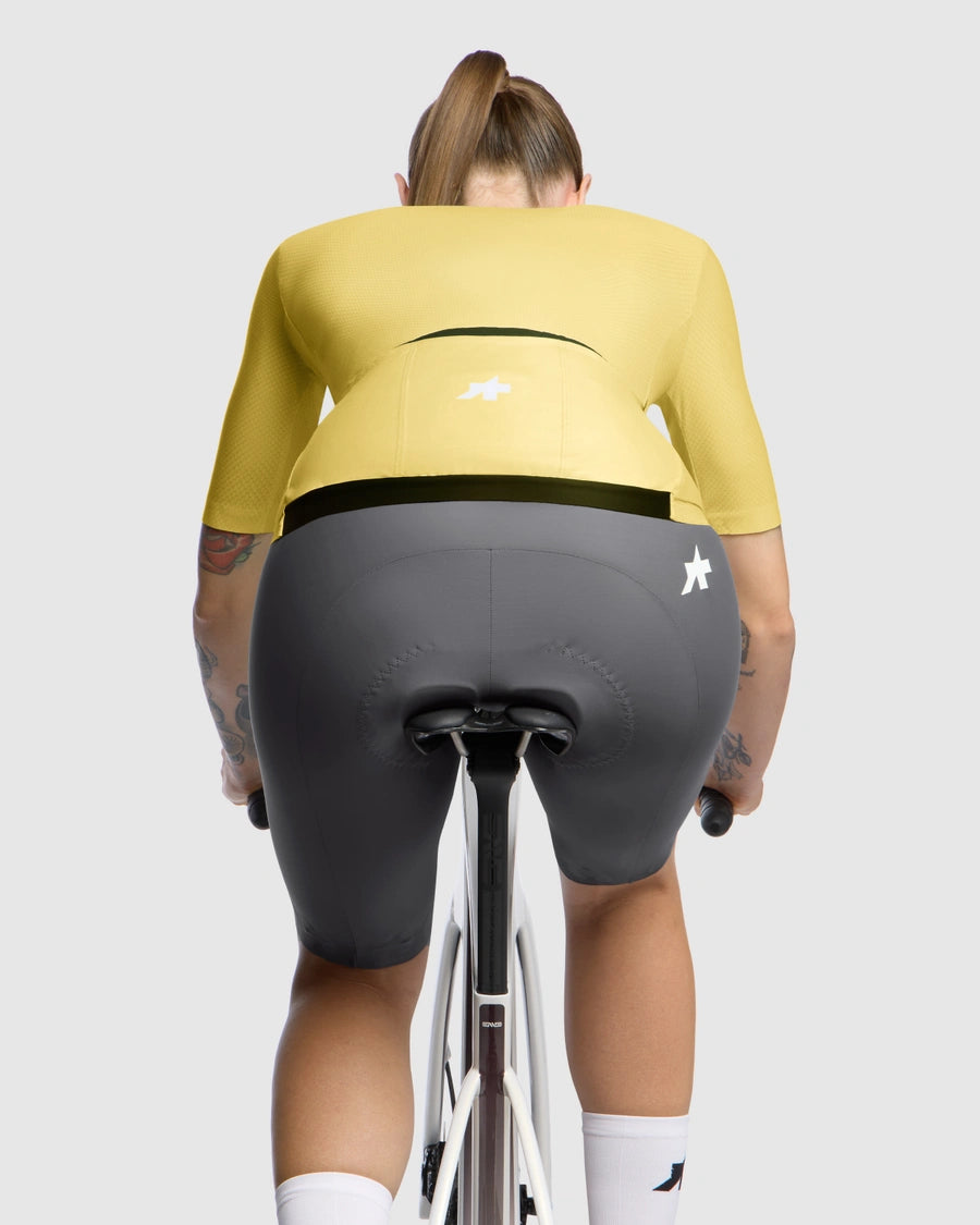 Maillot ASSOS DYORA R S11 Mujer manga corta Amarillo