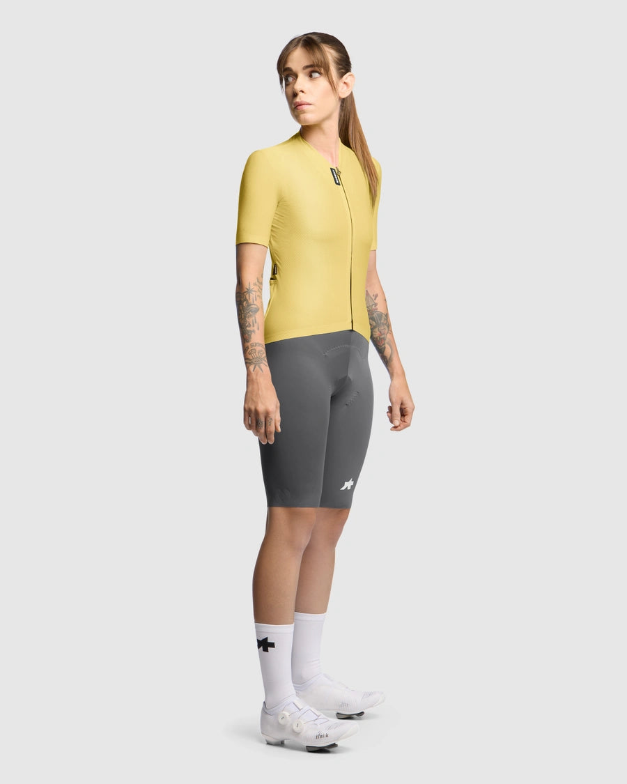 Maillot ASSOS DYORA R S11 Mujer manga corta Amarillo