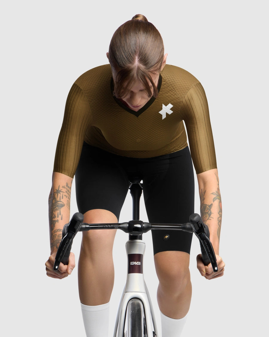 Maillot ASSOS DYORA RSV S11 Mujer manga corta Jupiter Oro