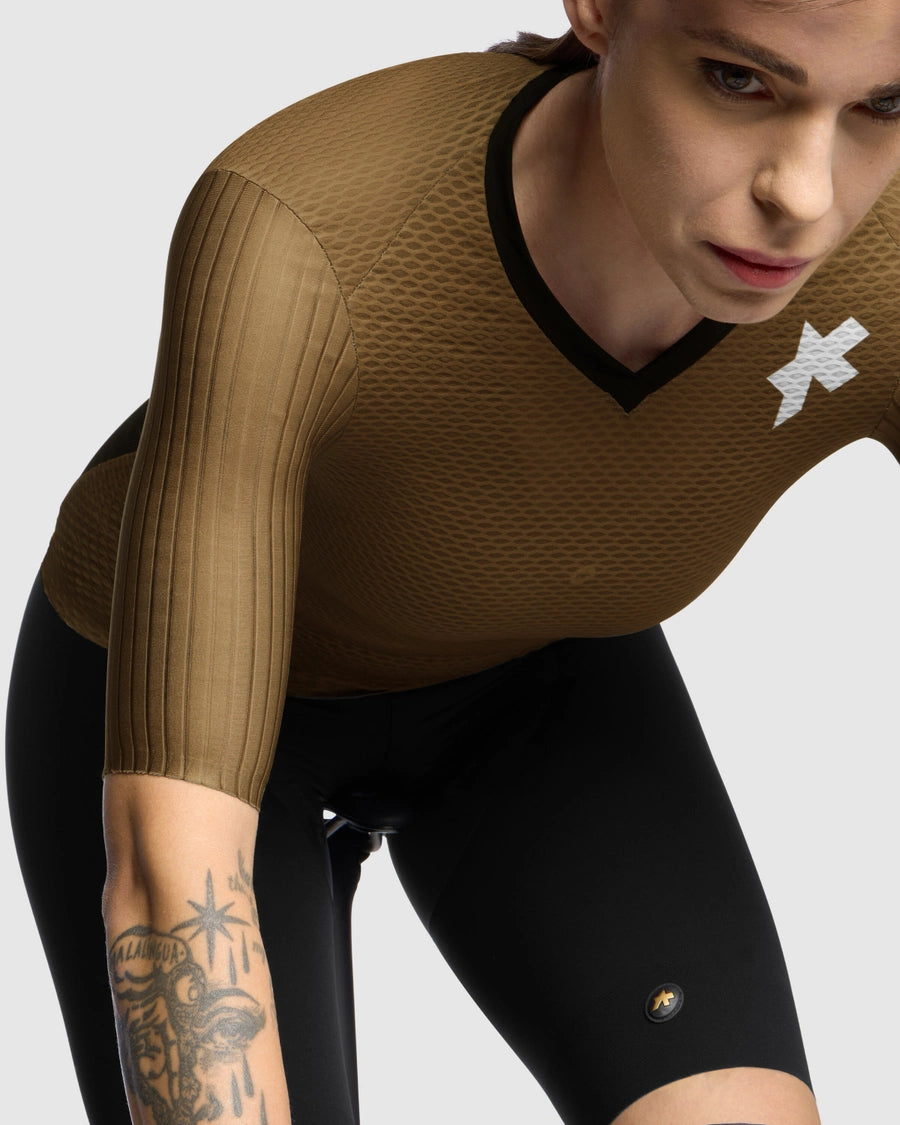 Maillot ASSOS DYORA RSV S11 Mujer manga corta Jupiter Oro
