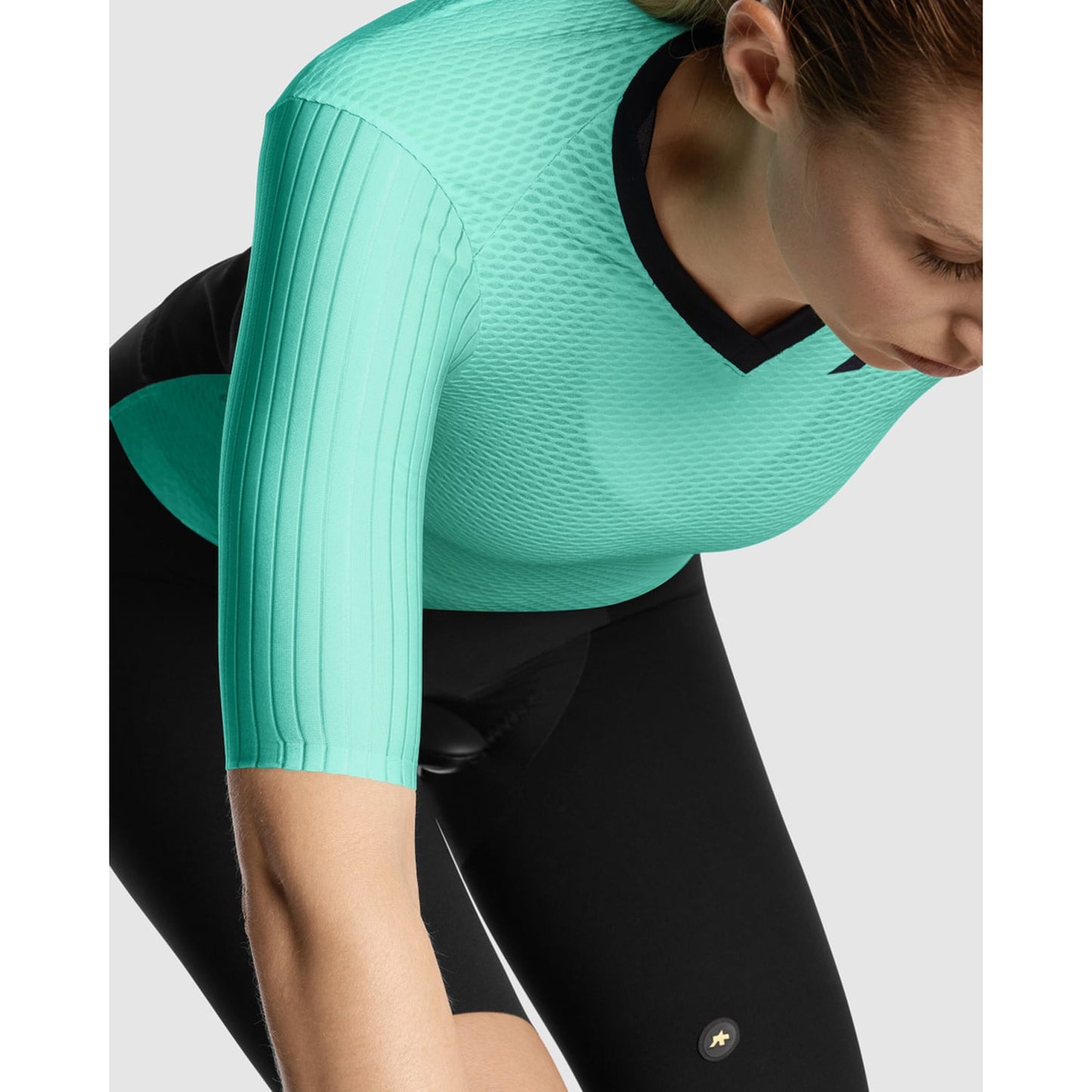 Maillot ASSOS DYORA RSV S11 Mujer manga corta Verde