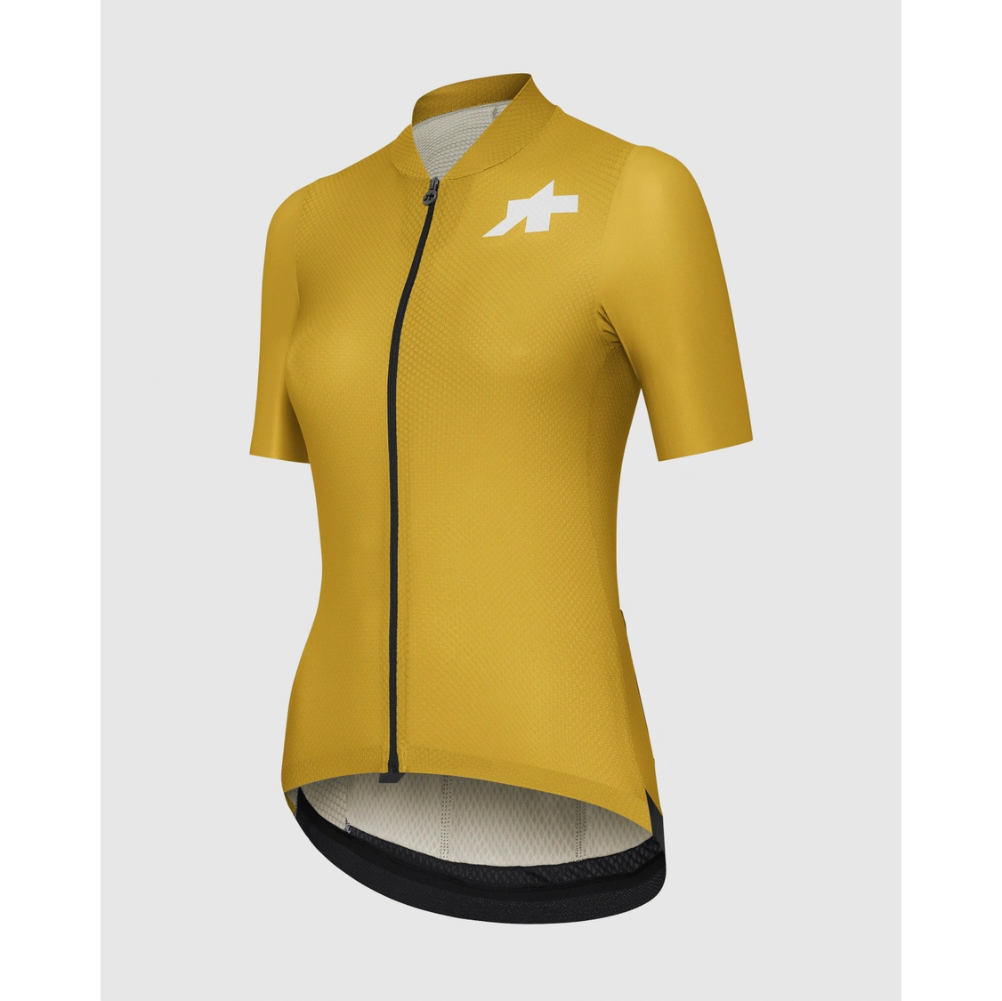 Maillot ASSOS UMA GT S11 EVO Mujer manga corta Godlen Amarillo