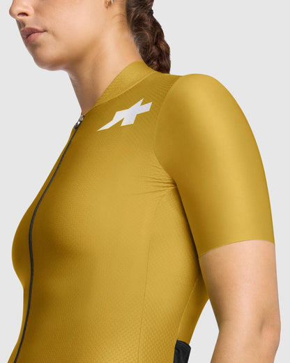 Maillot ASSOS UMA GT S11 EVO Manches Courtes Femme Godlen Yellow