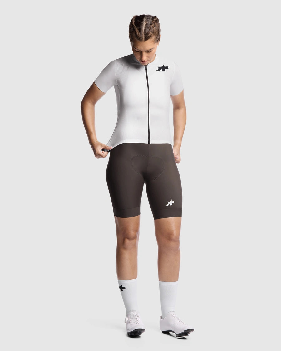 Maillot ASSOS UMA GT S11 EVO Mujer manga corta Blanco