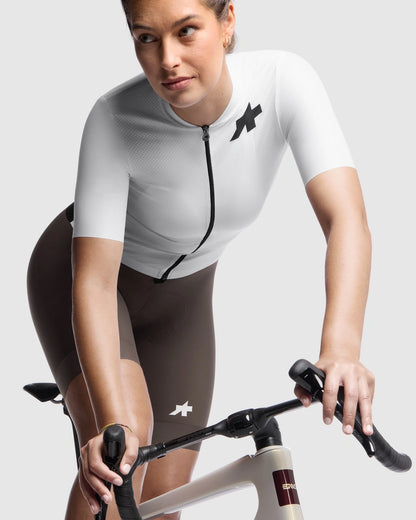 Maillot ASSOS UMA GT S11 EVO Mangas Cortas Mujer White