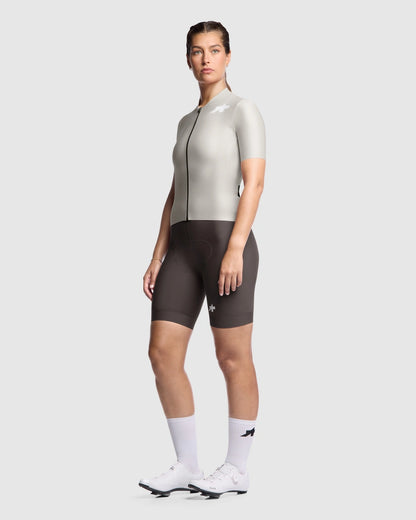 Maillot ASSOS UMA GT S11 EVO Mangas Cortas Mujer Almond Milk