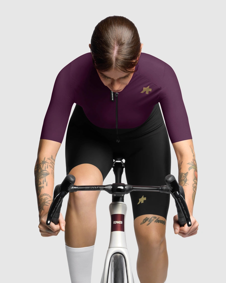 Maillot ASSOS UMA GTV S11 Mujer manga corta Morado