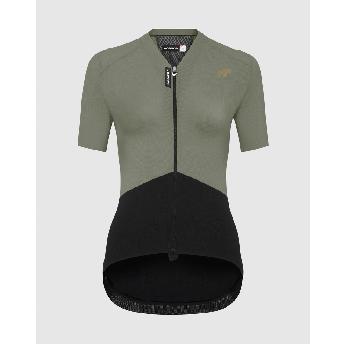 Maillot ASSOS UMA GTV S11 Mujer manga corta Verde