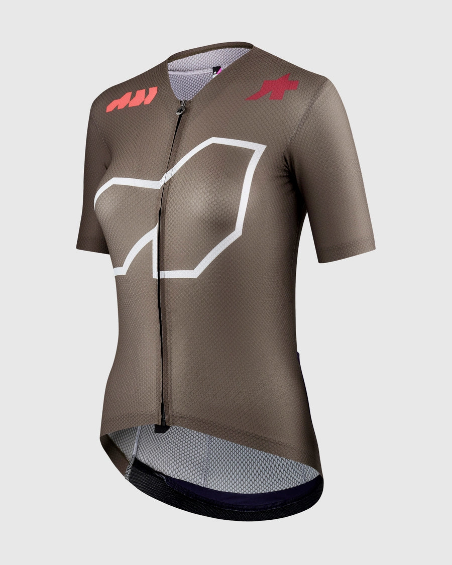 ASSOS DYORA R S11 We are the A Maillot marrón de manga larga para mujer