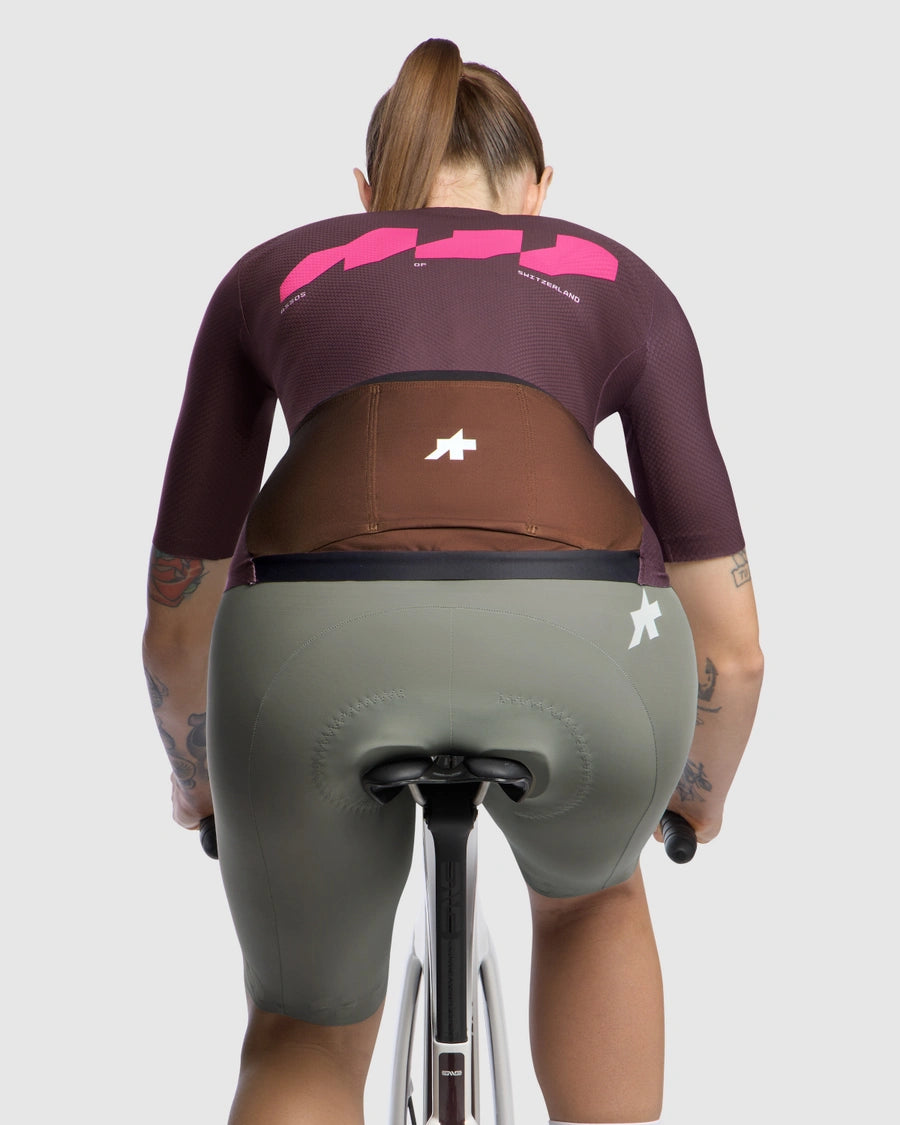 Maillot ASSOS DYORA R S11 Mujer manga larga Rojo