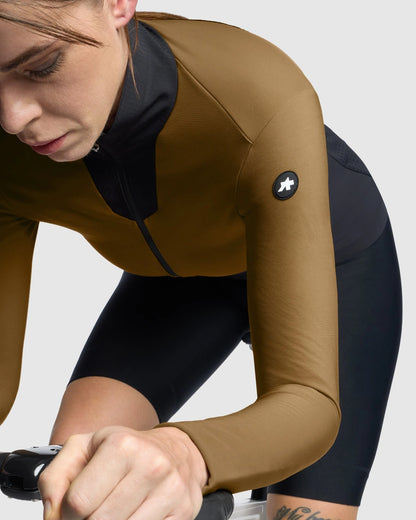 Maillot ASSOS DYORA R SPRING FALL S11 Mangas Largas Mujer Jupiter Gold