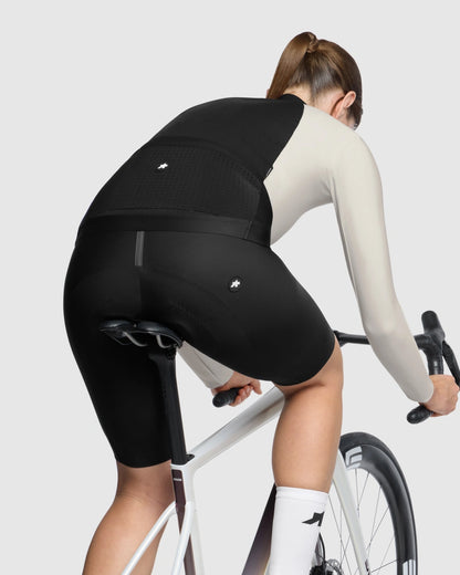 Maillot ASSOS DYORA R SPRING FALL S11 Mangas Largas Mujer Blanco