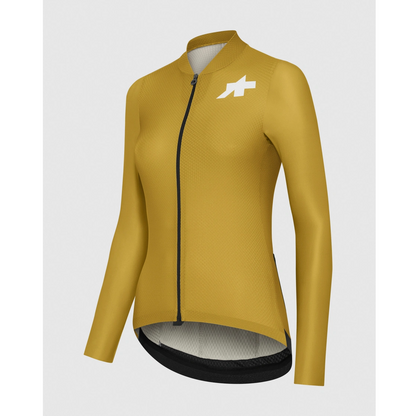 Maillot ASSOS UMA GT S11 EVO Mangas Largas Mujer Godlen Yellow